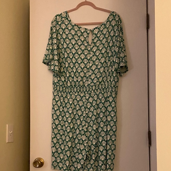 Boden Green and White Patterned Jumpsuit - Picture 8 of 8